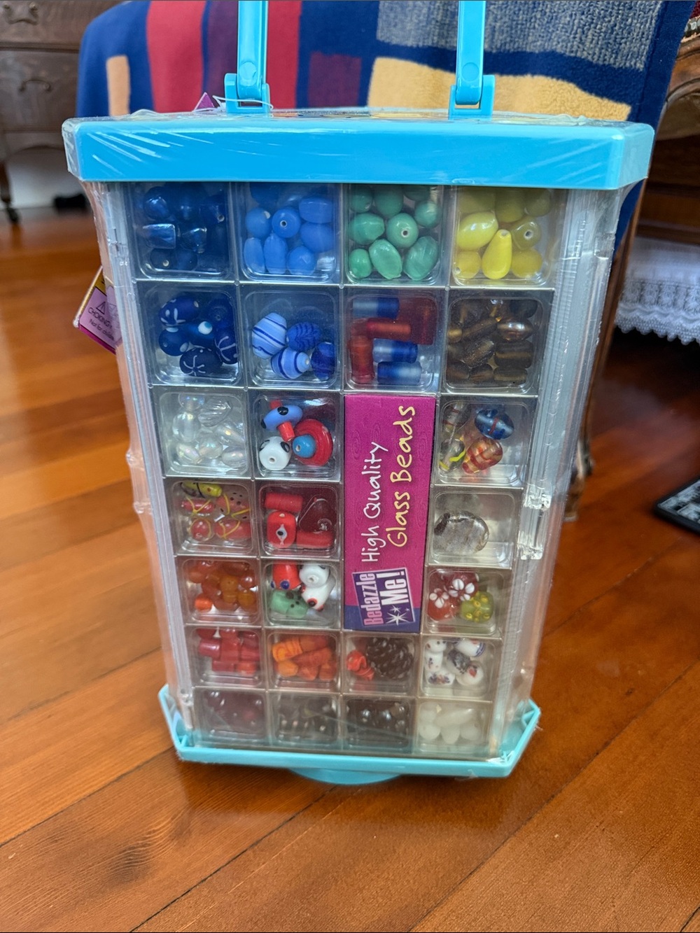 High Quality  Bead Storage Case with Assorted Colorful Beads